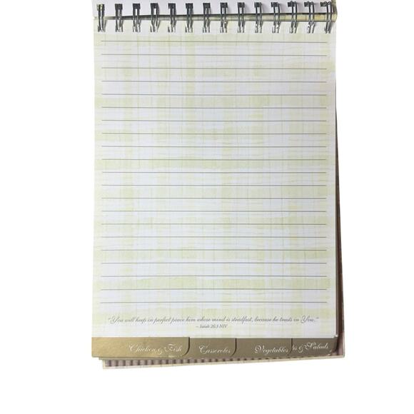 Daysprings Christian Spiral Recipe Book w/Easel Stand Fruit Print Hardcover - Picture 14 of 15